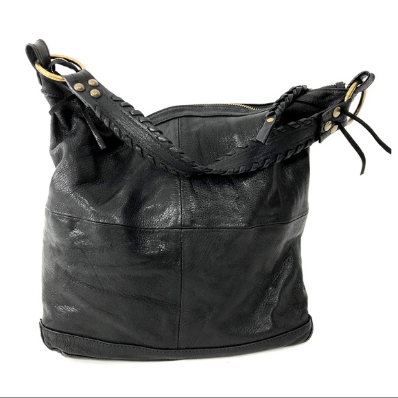 Tano Handbags - Tano Black Leather Shoulder Bag Purse